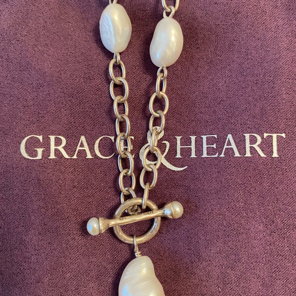 Beautiful Grace & Heart Pavillion Necklace